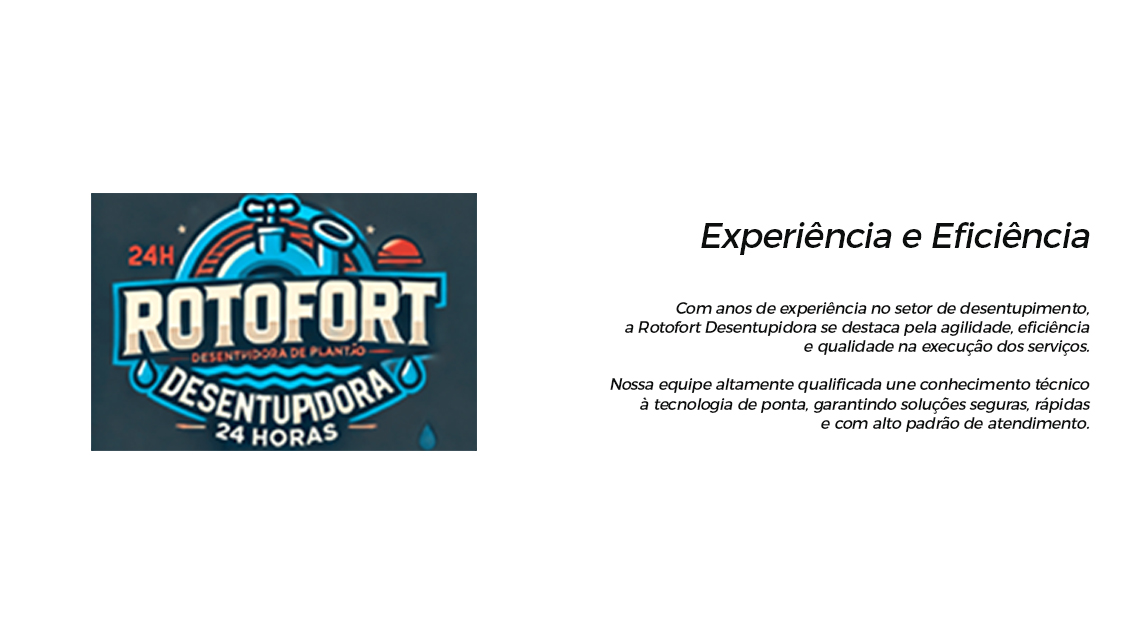 Desentupidora Rotofort 24 Horas em Betim