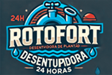 Logo Desentupidora Rotofort 24 Horas em Betim
